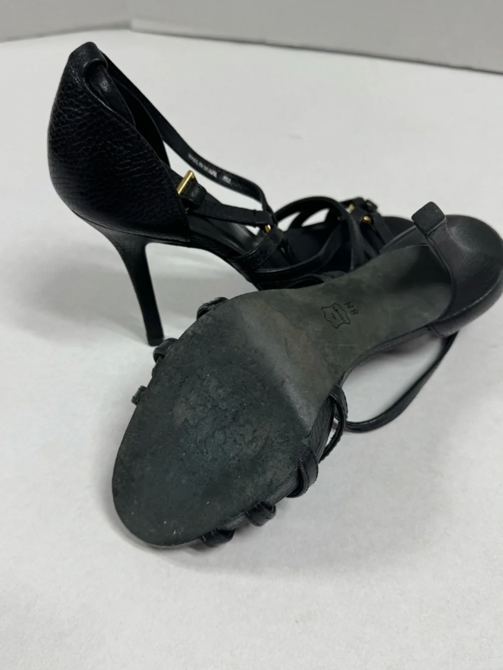 Tory Burch - Elizabella Strappy Heeled Sandals - Size 8.‎